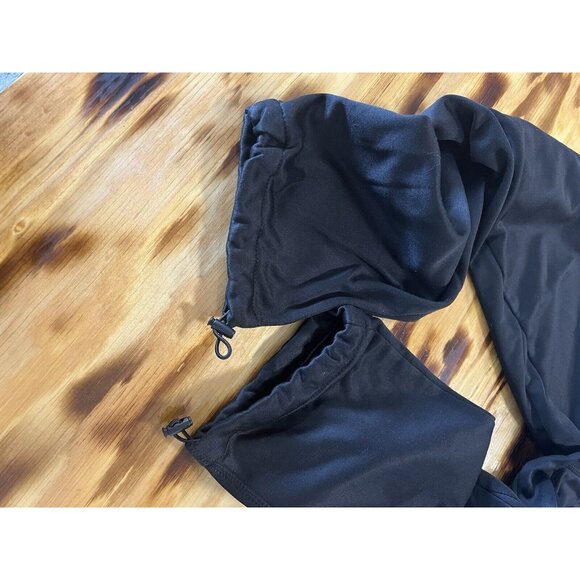 AND1 Men Joggers Sweat Pants Size Large Black Pocket Drawstring Preppy Athletic - Picture 15 of 15